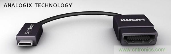 ANALOGIX的SlinPort解決方案，可以協助業者集成MyDP應用功能