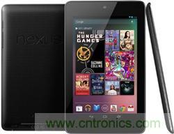 Google　Nexus　7平板計算機采行OGS觸屏設計，兼具高透光量與優異料件成本效益，OGS單片式觸控玻璃應用未來可期。