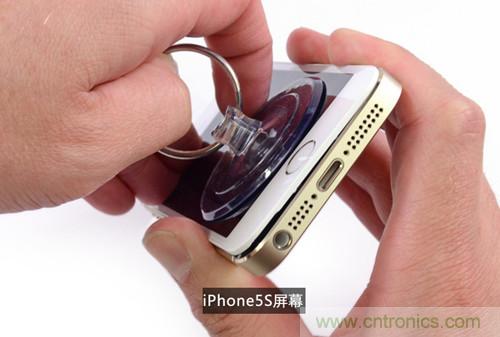 土豪金iPhone 5S拆解：內部結構升級，維修難度增加