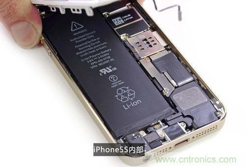 土豪金iPhone 5S拆解：內部結構升級，維修難度增加