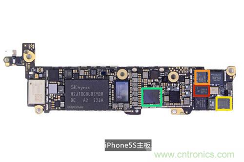 土豪金iPhone 5S拆解：內部結構升級，維修難度增加
