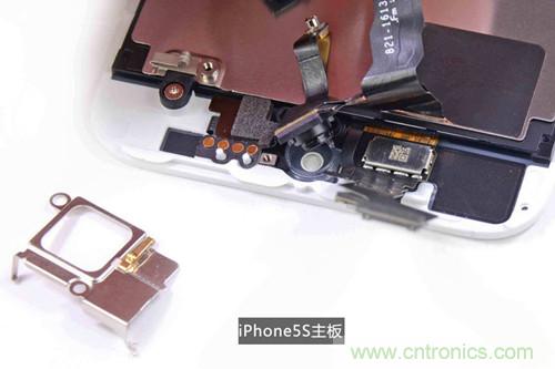 土豪金iPhone 5S拆解：內部結構升級，維修難度增加