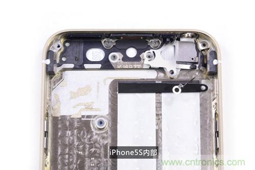 土豪金iPhone 5S拆解：內部結構升級，維修難度增加