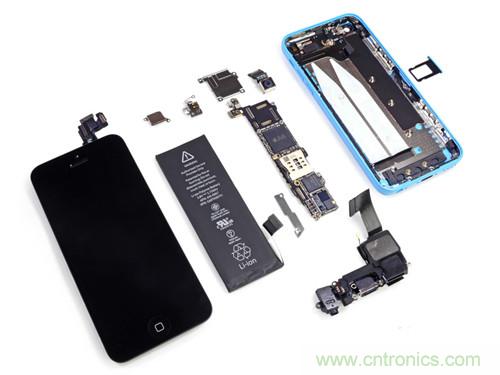 內部能否出“彩”？“五彩機身”iPhone 5C拆解揭秘