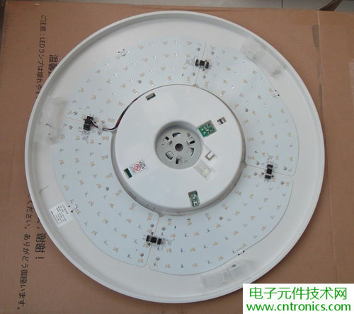 高端大氣上檔次！智能遙控調光LED吸頂燈拆解