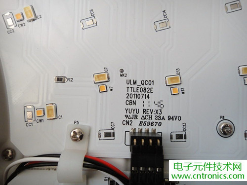 高端大氣上檔次！智能遙控調光LED吸頂燈拆解