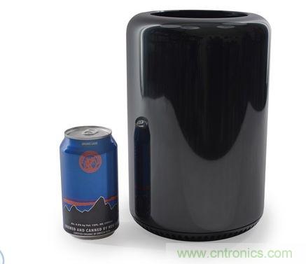 全新Mac Pro真的非常小，這是與易拉罐的對比