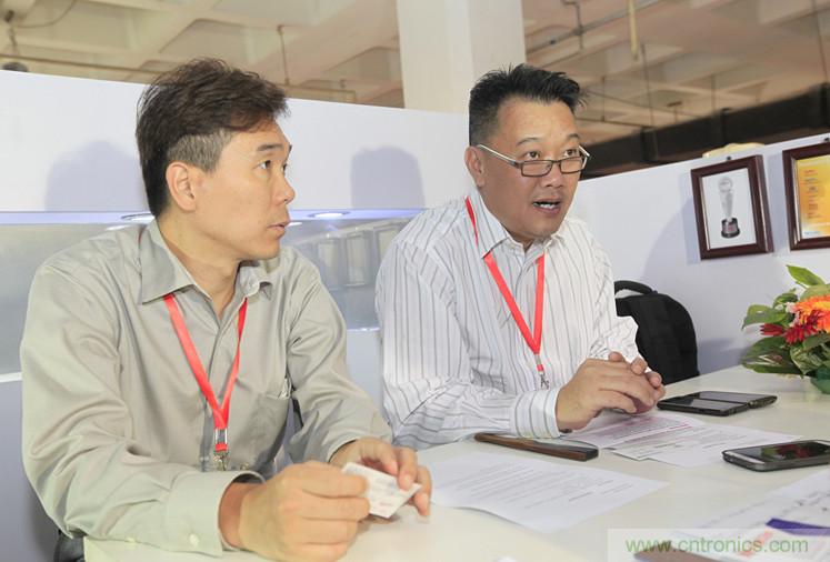 左二，Keystone亞太設計與制造總監Steven Chua