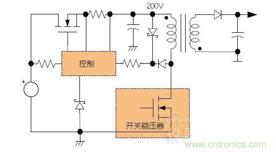 預穩壓器簡化轉換器設計，能夠使用更小、更低成本的元器件