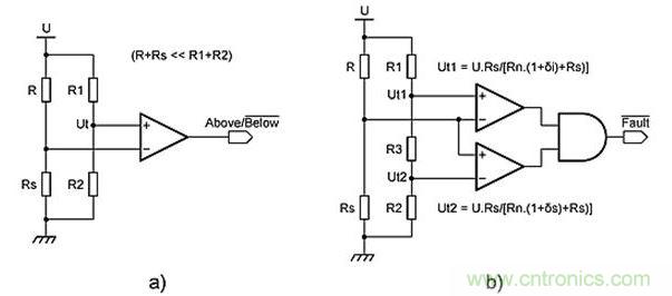 惠斯通電橋拓撲。