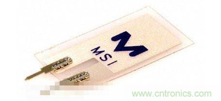 Measurement Specialties 的 MSP1006 壓電晶體。