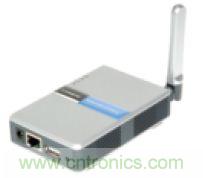 圖1：Linksys WPS54G打印服務器。