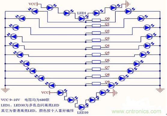 零基礎小白也可以做的愛心彩燈，送給心愛的Ta