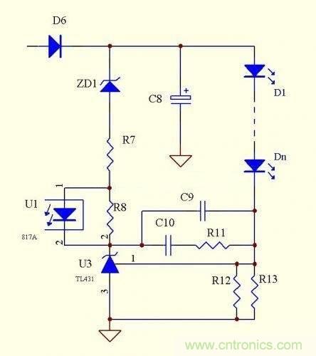 LED驅動電源：3個電路巧妙利用TL431來恒流！