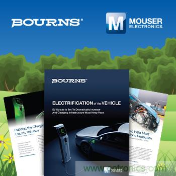 貿澤攜手Bourns推出電子書，解讀電動汽車充電設施相關知識