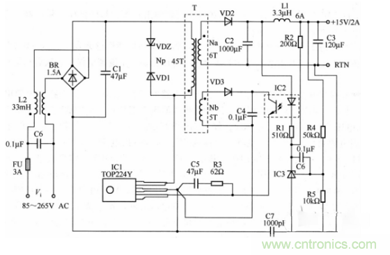 六款簡單的開關電源電路設計，內附原理圖詳解