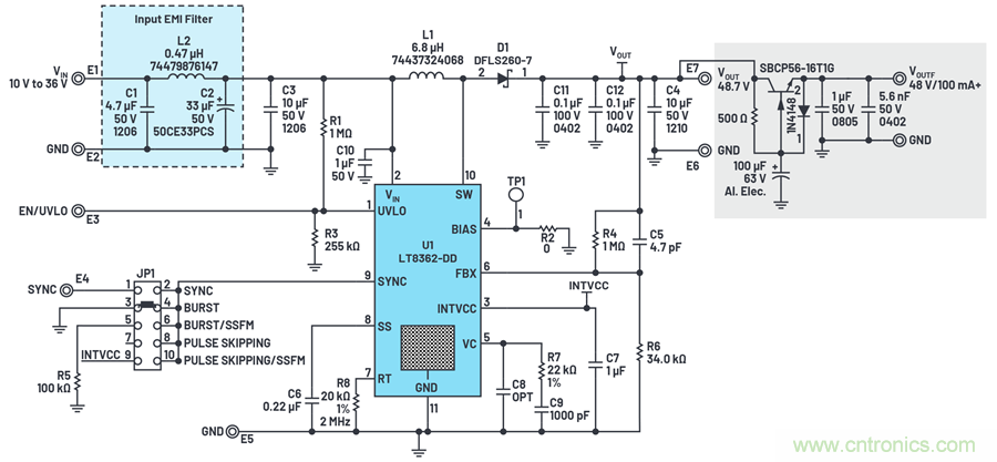 讓我們做一個超低噪聲、48 V、幻像麥克風電源怎么樣？