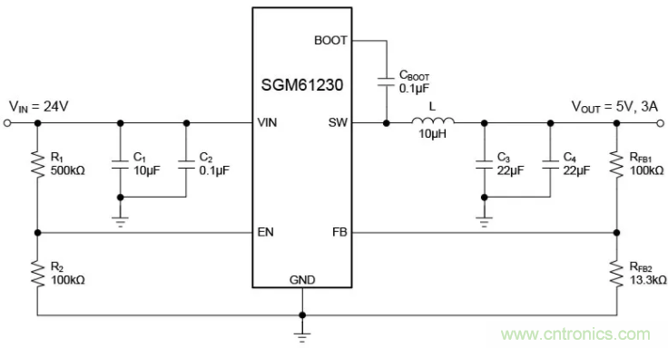 圣邦微電子同步降壓轉換器SGM61230，為抗擊極限過載而生