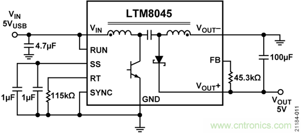 USB供電、915MHz ISM無線電頻段、具有過溫管理功能的1W功率放大器