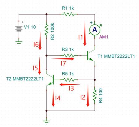 2個NPN三極管組成的恒流電路，如何工作？