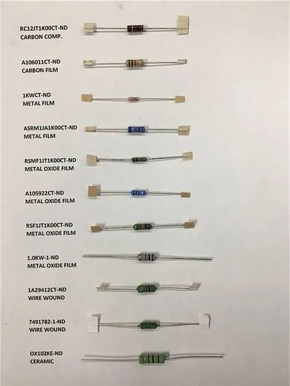 對照一下，你了解幾種電阻？