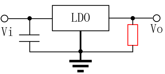 LDO輸出為什么并聯接地電阻？